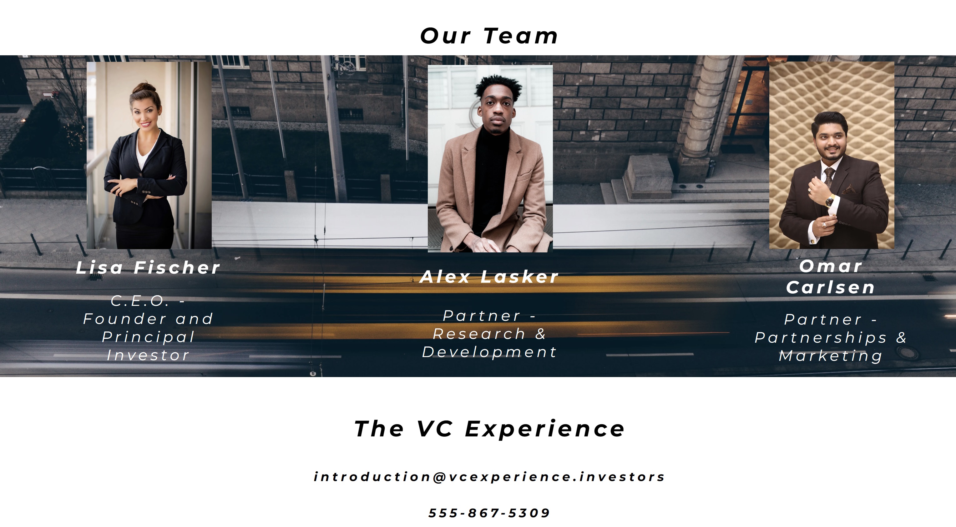 Homepage VC Experience
